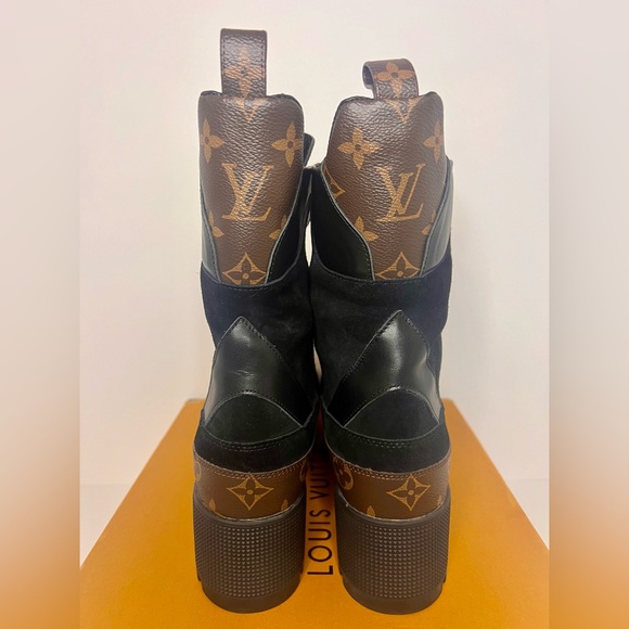 **NEW IN BOX**Louis Vuitton Laureate Platform Boots size 40/US 9.5 Made in Italy - Picture 2 of 10